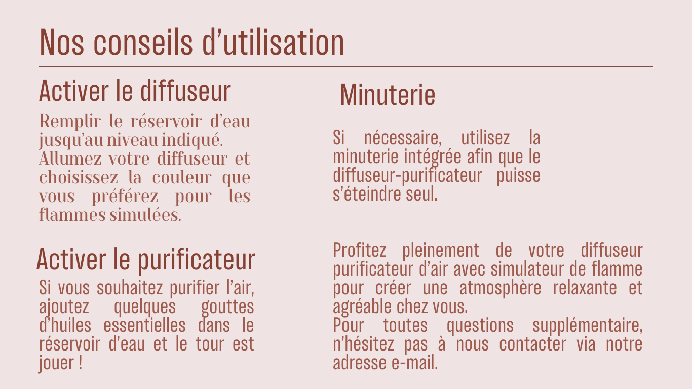 Diffuseur Simulateur de Flammes - Méllina®